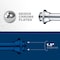 Everflow Utility/ Milwaukee P-Trap for Tubular Drain Applications, 20GA Chrome Plated Brass 1-1/2" 12816 - alternate 6